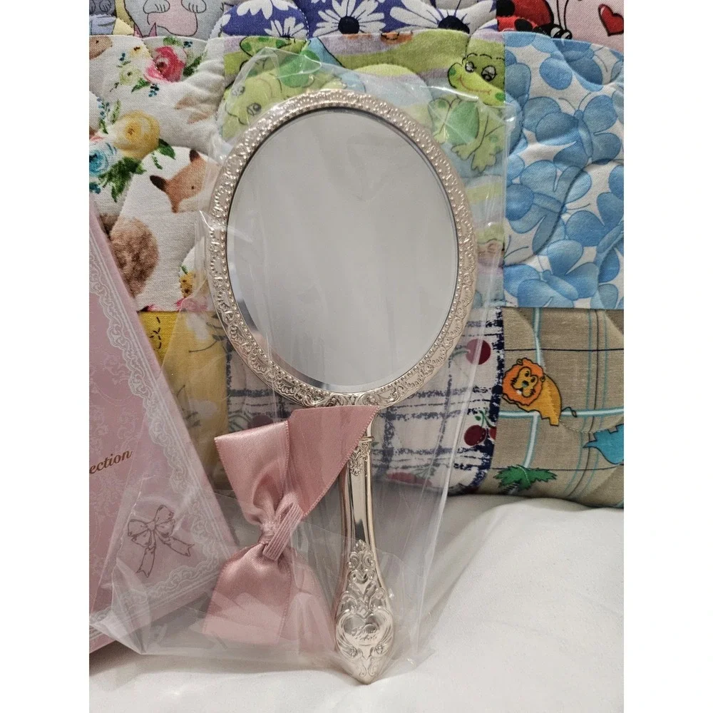 Brand New Flower Knows Strawberry Cupid Hand Mirror Milky Pink Kawaii With Box‎